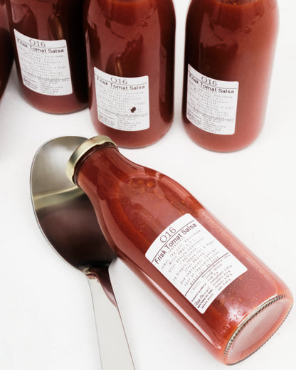 Osteria 16 italiensk tomatsauce i glas — detalje af indhold